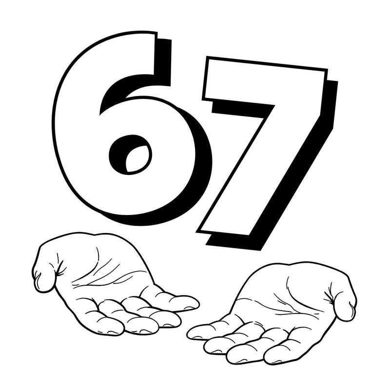 6 7 Hand Gesture Svg - Etsy