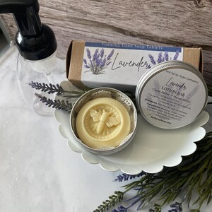 Handmade Essential Oil Soap Tablets + Coconut-Free Lotion Bar Set