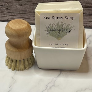 Solid Dish Soap Bar Starter Set: Zero Waste Kitchen, Plastic-Free