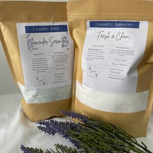 Eco-Friendly Laundry Bundle: Natural Soap & Enzyme Booster