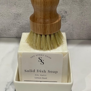 Solid Dish Soap Bar Starter Set: Zero Waste Kitchen, Plastic-Free