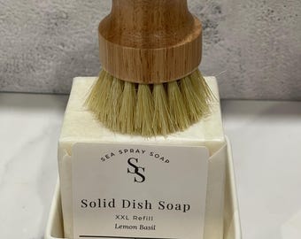Solid Dish Soap Bar Starter Set: Zero Waste Kitchen, Plastic-Free