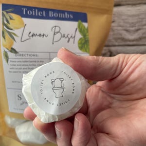 Natural Toilet Cleaning Bombs | Enzyme-Powered Toilet Fizzies | Eco-Friendly Septic Safe Cleaner | Zero Waste Bathroom Cleaning Tablets
