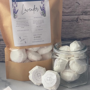 Toilet Cleaning Bombs | Lavender Toilet Fizzies | Enzyme-Powered Cleaning Tablets | Calming Essential Oil Toilet Cleaner | Septic Safe