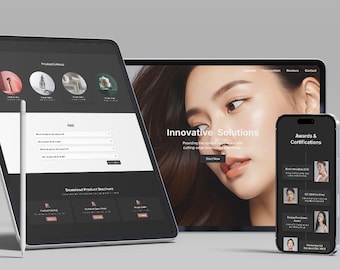 Modern One-Page Website Template | Responsive HTML CSS JavaScript Landing Page