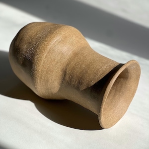 Brown Ceramic Vessel/Vase image 1