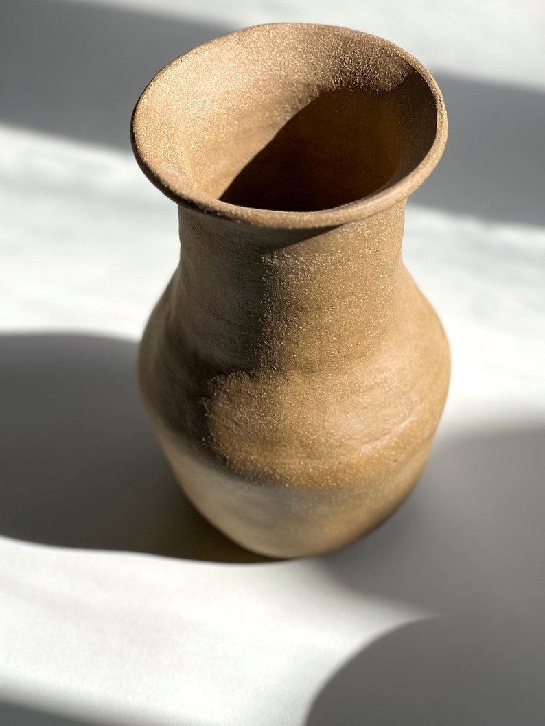 Brown Ceramic Vessel/Vase image 2