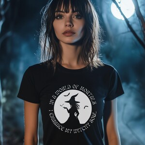 witch shirt, pagan tshirt, occult shirt, witch tshirt, halloween shirt, short sleeve tee, witchy woman, witchy t-shirt, gothic fashion