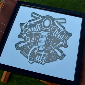 LOGO engraved mirror