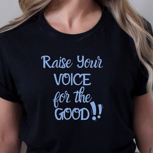Raise Your Voice Graphic Tee: Social Justice Top