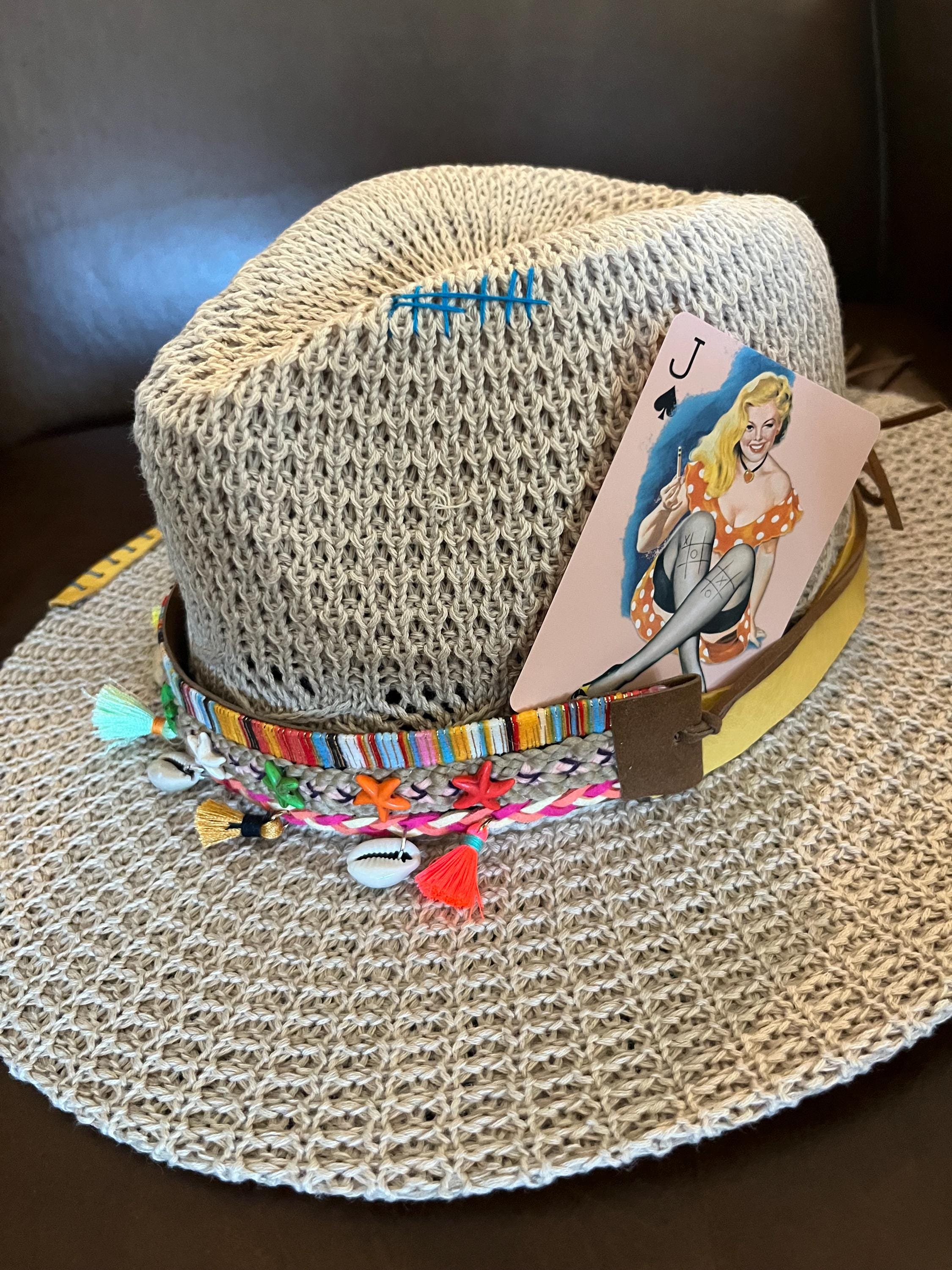Pinup Straw Hat - Etsy display picture 3