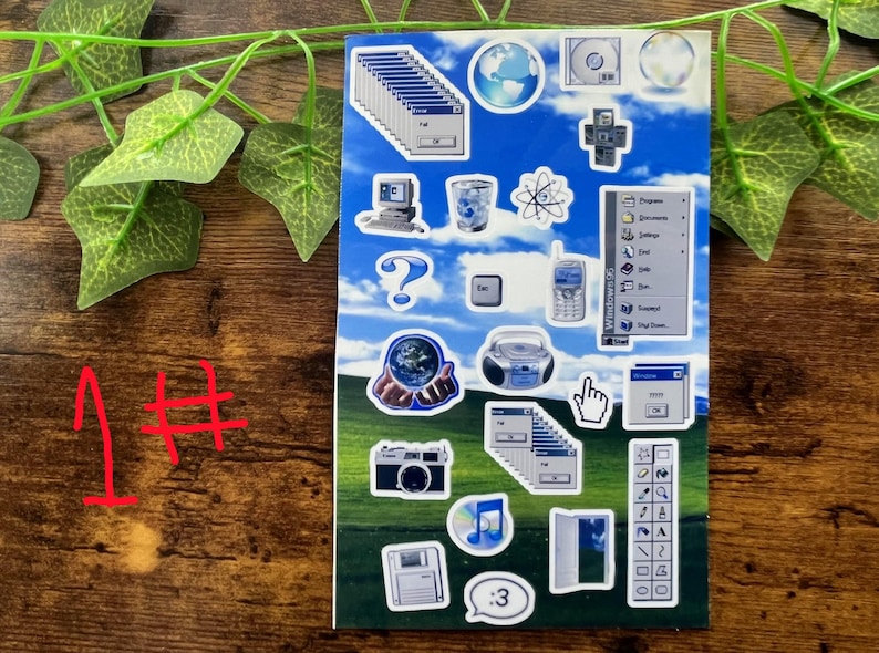Y2K Netcore Early 2000s Cyber Retro Sticker Sheet - Etsy