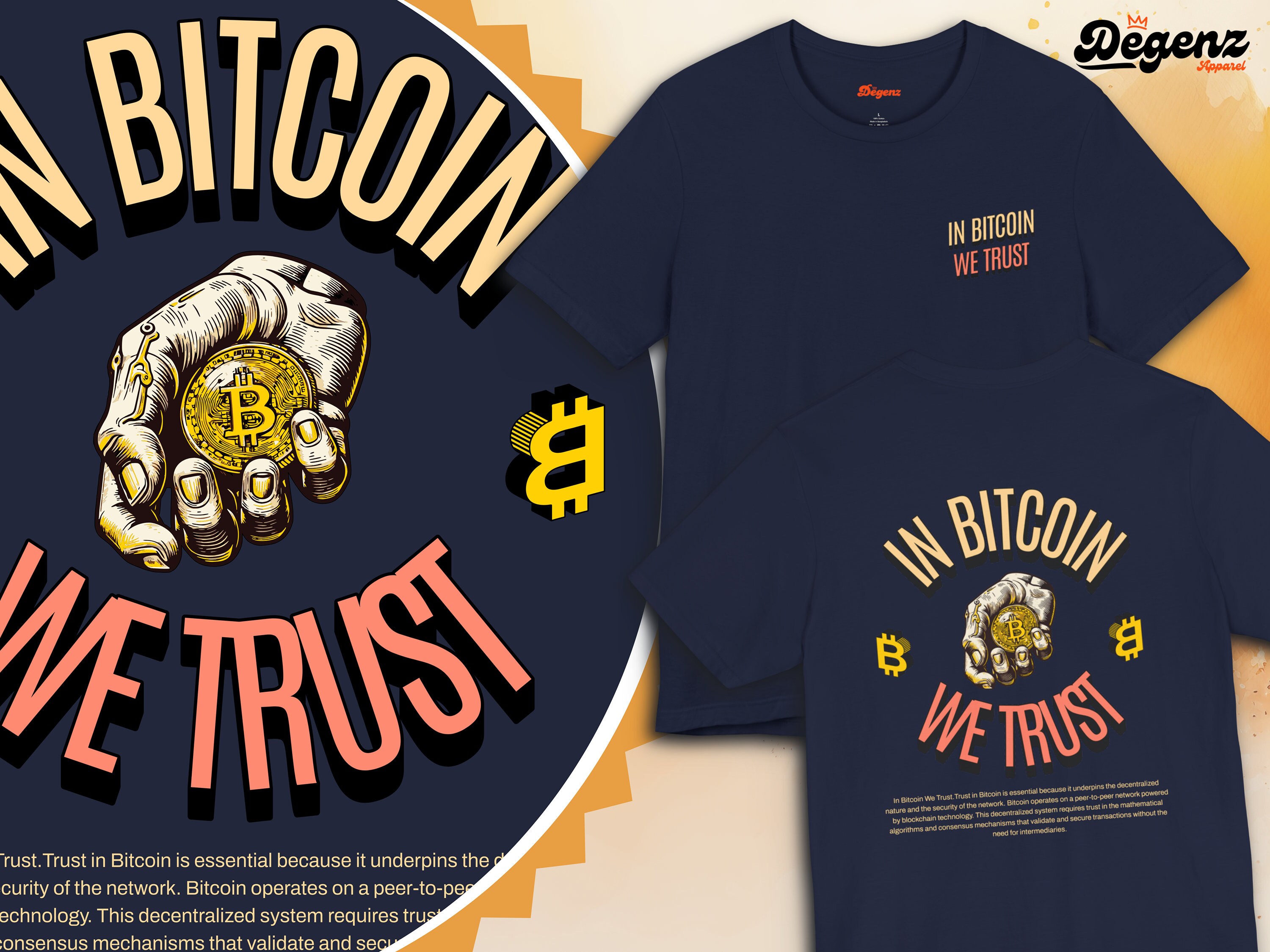 ビットコインを信頼するシャツ | ビットコインTシャツを購入 | BTCストリートウェア | ビットコインTシャツ | 暗号Tシャツ | 暗号BTC  | BTCコインTシャツ | 暗号シャツ - Etsy 日本
