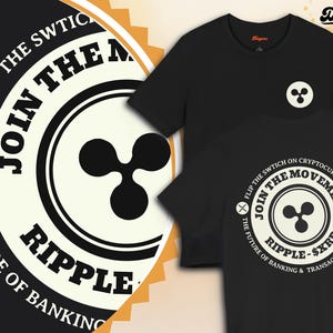 Xrp Shirt | Ripple crypto tshirt | Xrp coin clothing | Crypto tshirt | Ripple merch | Xrp clothing | ripple coin wear | xrp tee | ripple tee