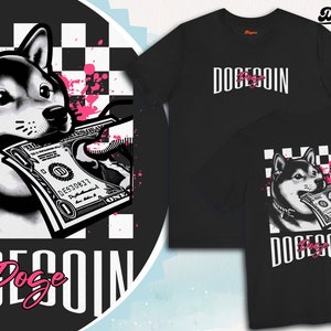 Dogecoin Shirt | Crypto Streetwear | dogecoin | doge tshirt | cryptocurrency | doge meme | Crypto Tee | crypto shirt | degens shirt | doge