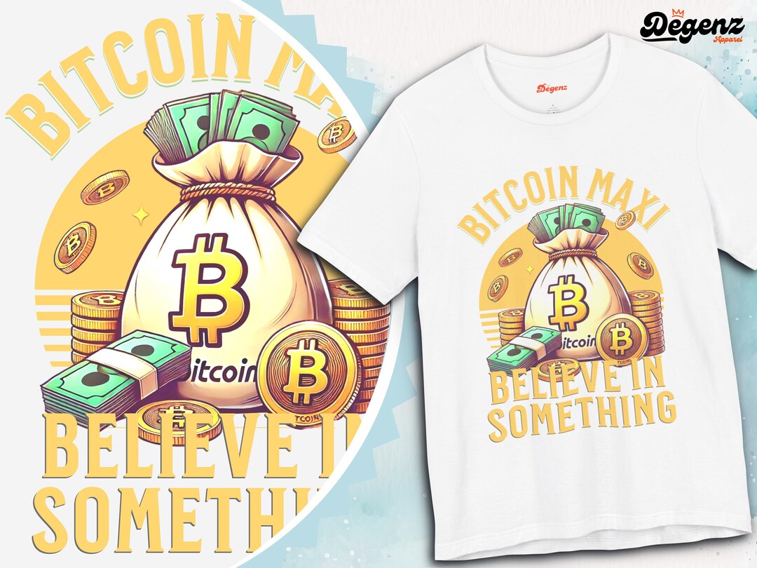 ビットコイン マキシ シャツ | ビットコイン T シャツ | 暗号 T シャツ | 暗号 BTC | BTC コイン T シャツ | 暗号ビットコイン  シャツ | BTC ストリートウェア | ビットコイン マキシ - Etsy 日本