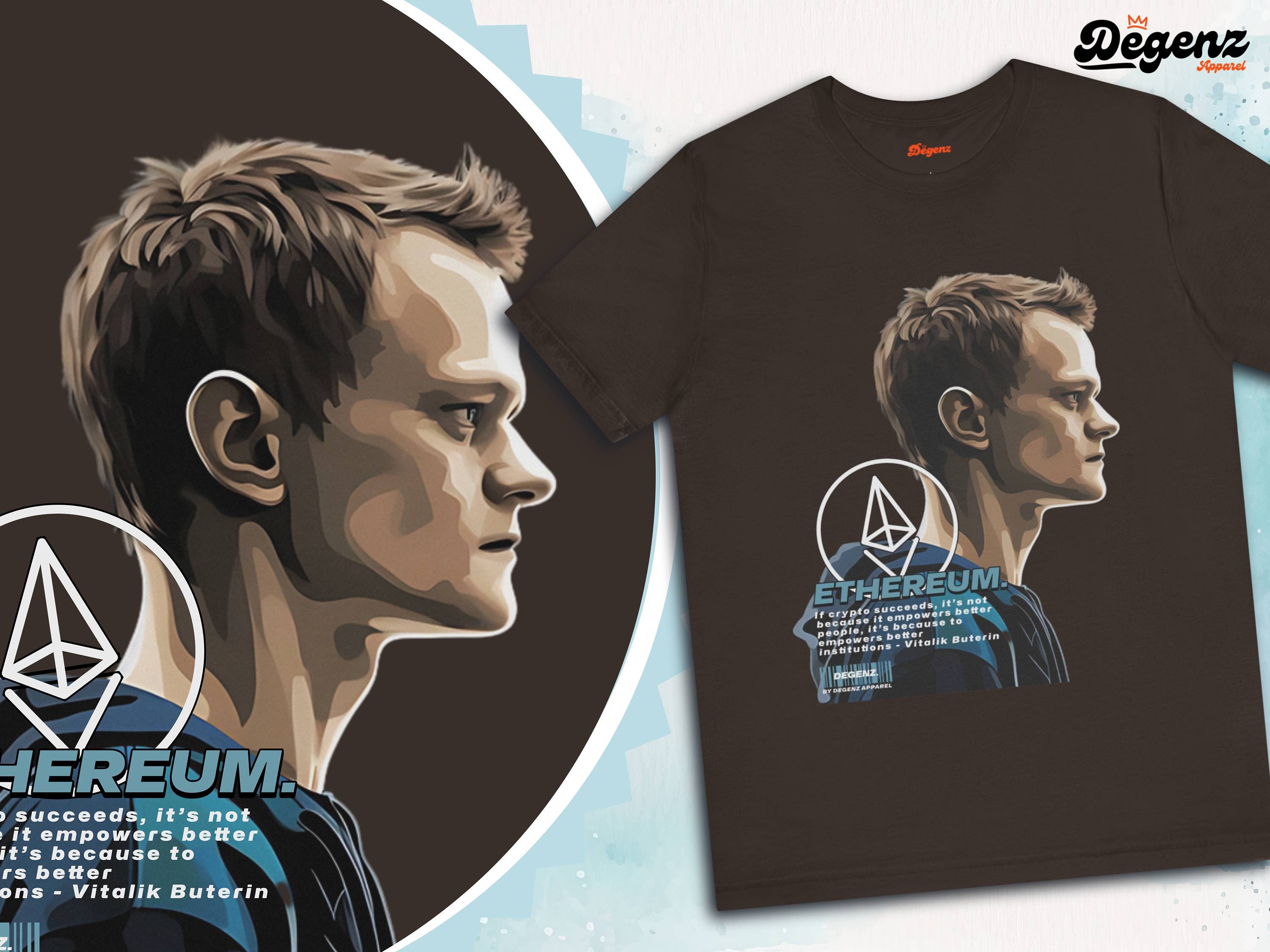 Ethereum T-shirt | Vitalik Buterin Tee | ETH | Ethereum Coin Shirt | Crypto  Shirt | ETH Streetwear | Vitalik Face Shirt | ETH Vitalik | Coin - Etsy UK