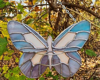 Stained Glass Butterfly Air Plant Holder: Whimsical Home Decor