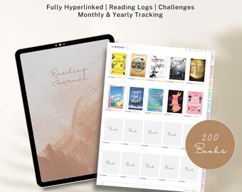 Digital Reading Journal: Book Tracker & Planner (Goodnotes)