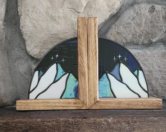PRE ORDER | Stained Glass Bookends | ACOTAR Inspired