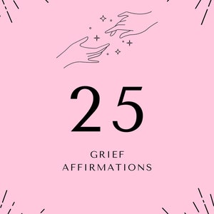 Grief Affirmation Cards - Digital download