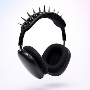 Spiked Headband Attachment for AirPods Max – Punk + Metal Spikes – Y2K Cyberpunk Apple Headphones Accessory image 1