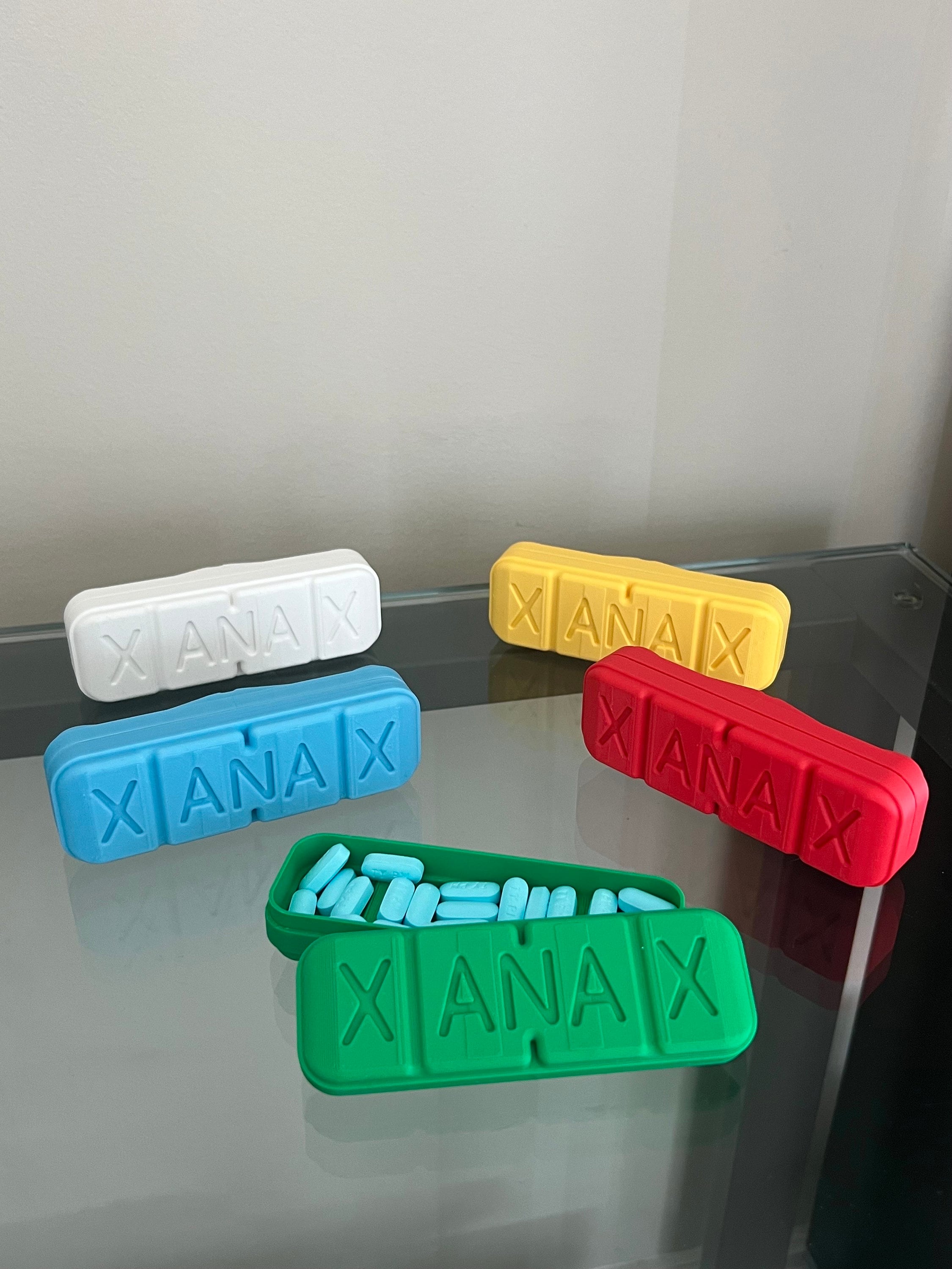 Pill Pod: Xanax Bar Shaped Storage + Stash Box - Etsy, image size:2250x3000
