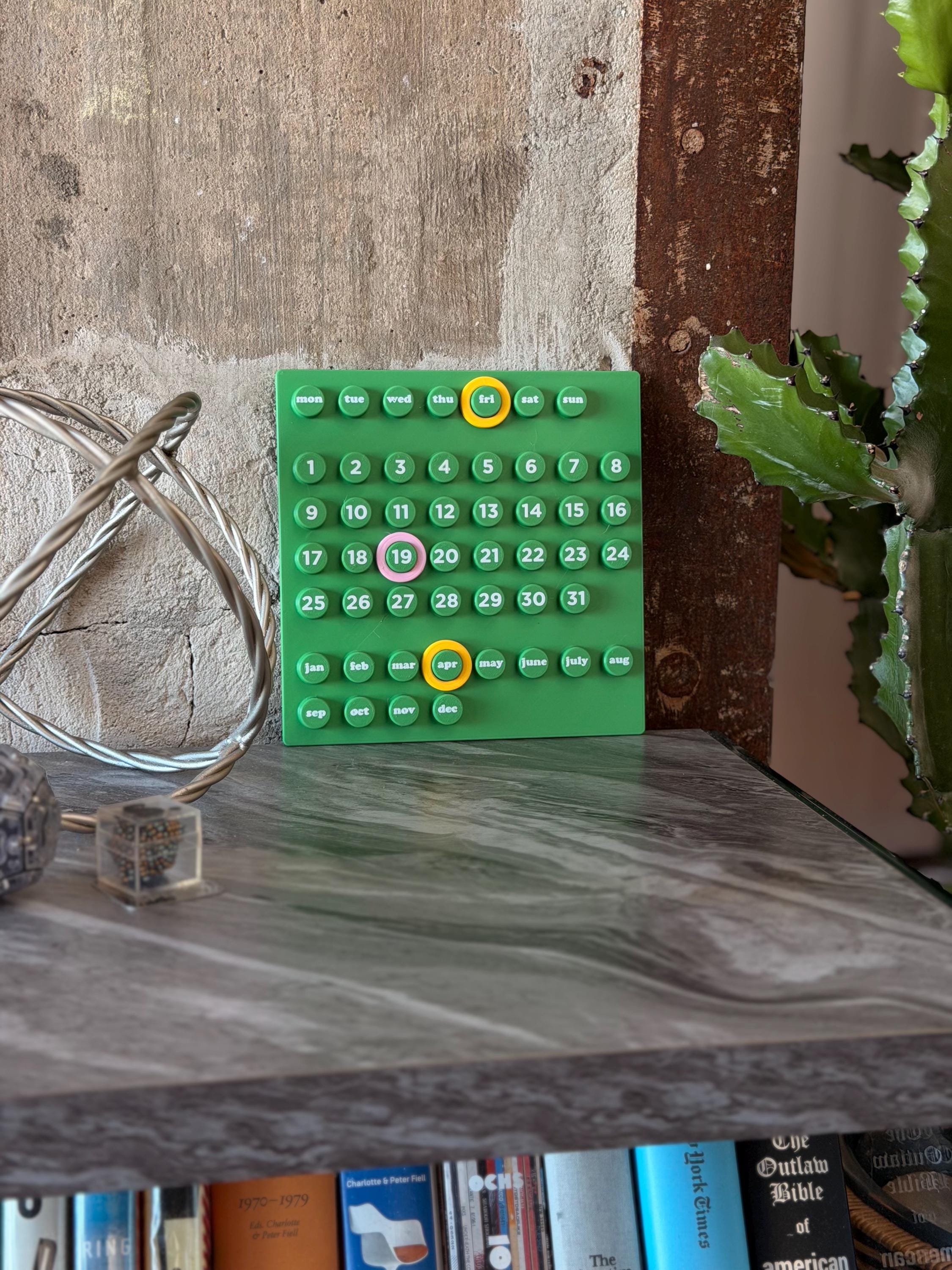 Ring a Date Wall Calendar - Etsy