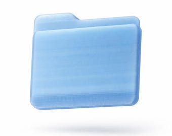 Mac Folder Card Wallet (2-Pack) – Minimal Two-Card Holder | Apple Aesthetic Wallet | Retro Tech Accessory