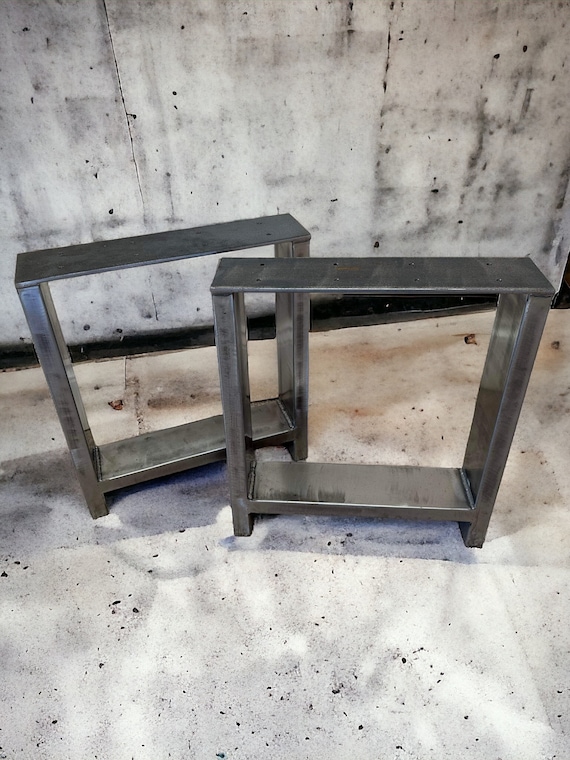 Raw steel cheap bench legs