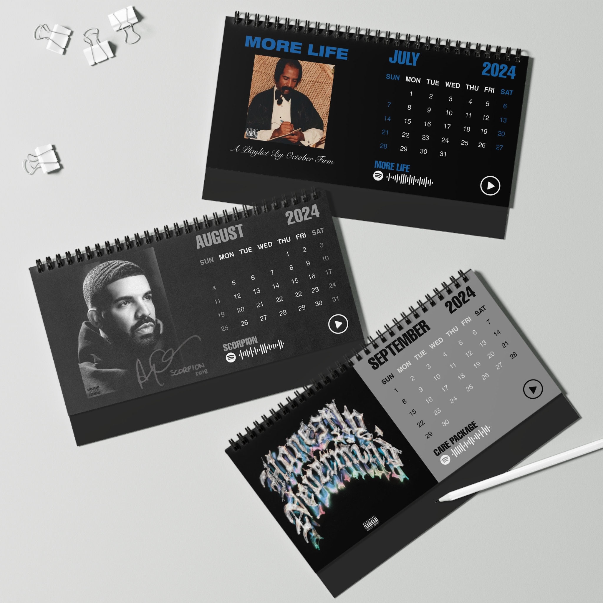 2024 Drake Desk Calendar 2024 Desk Calendar Drake 2024 Calendar