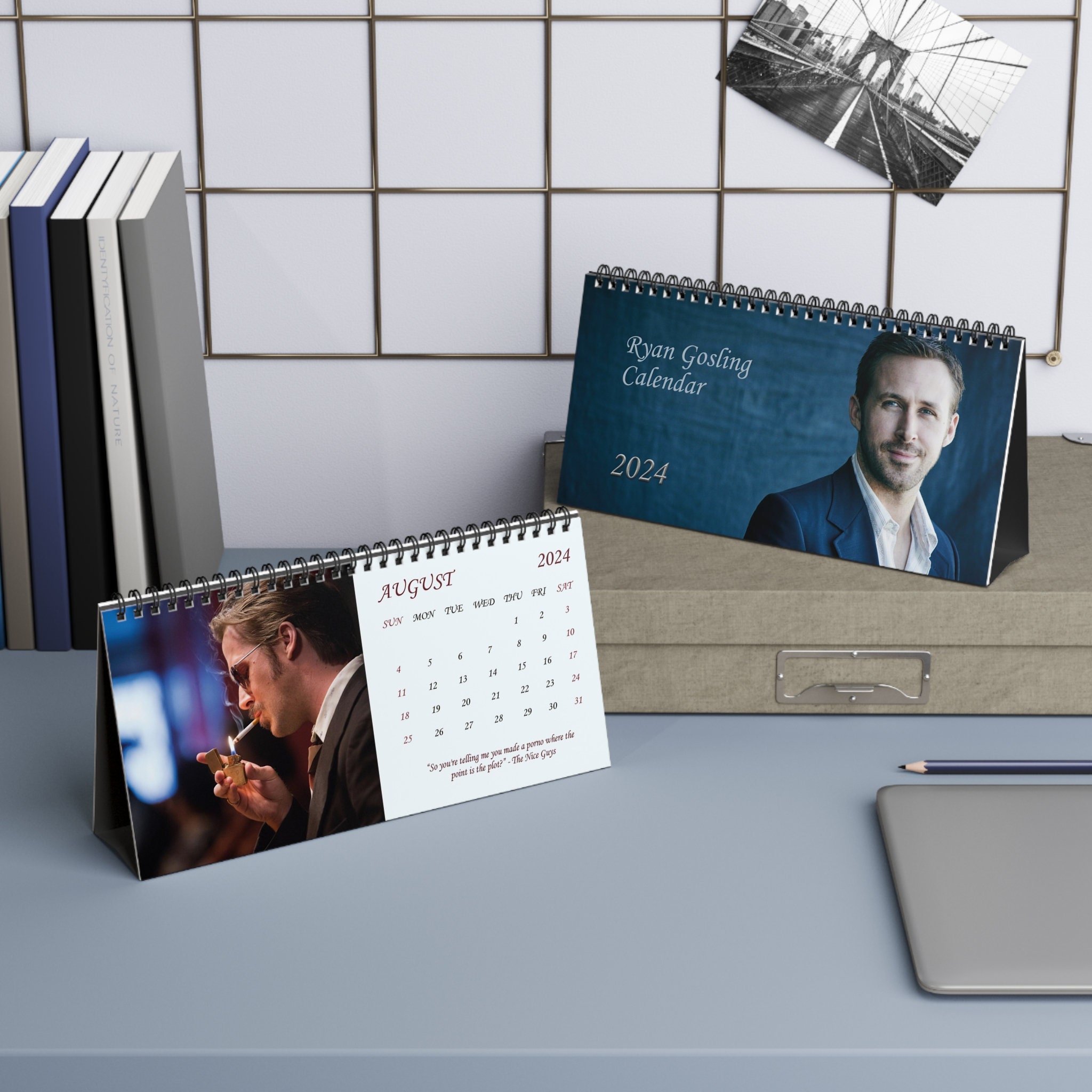 2024 Ryan Gosling Desk Calendar 2024 Desk Calendar sold by Blush
