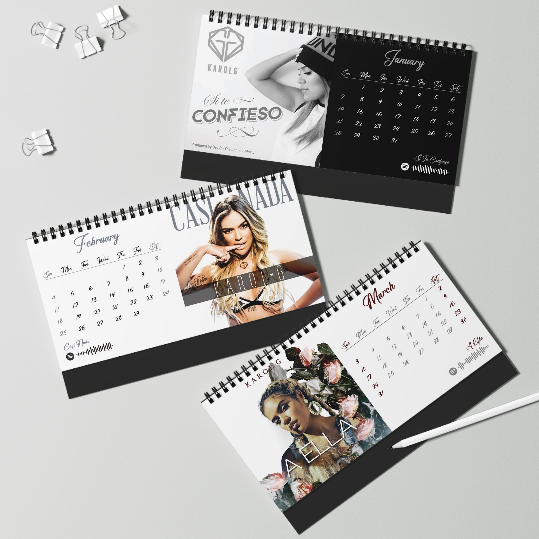 2024 Karol G Desk Calendar 2024 Desk Calendar Karol G 2024