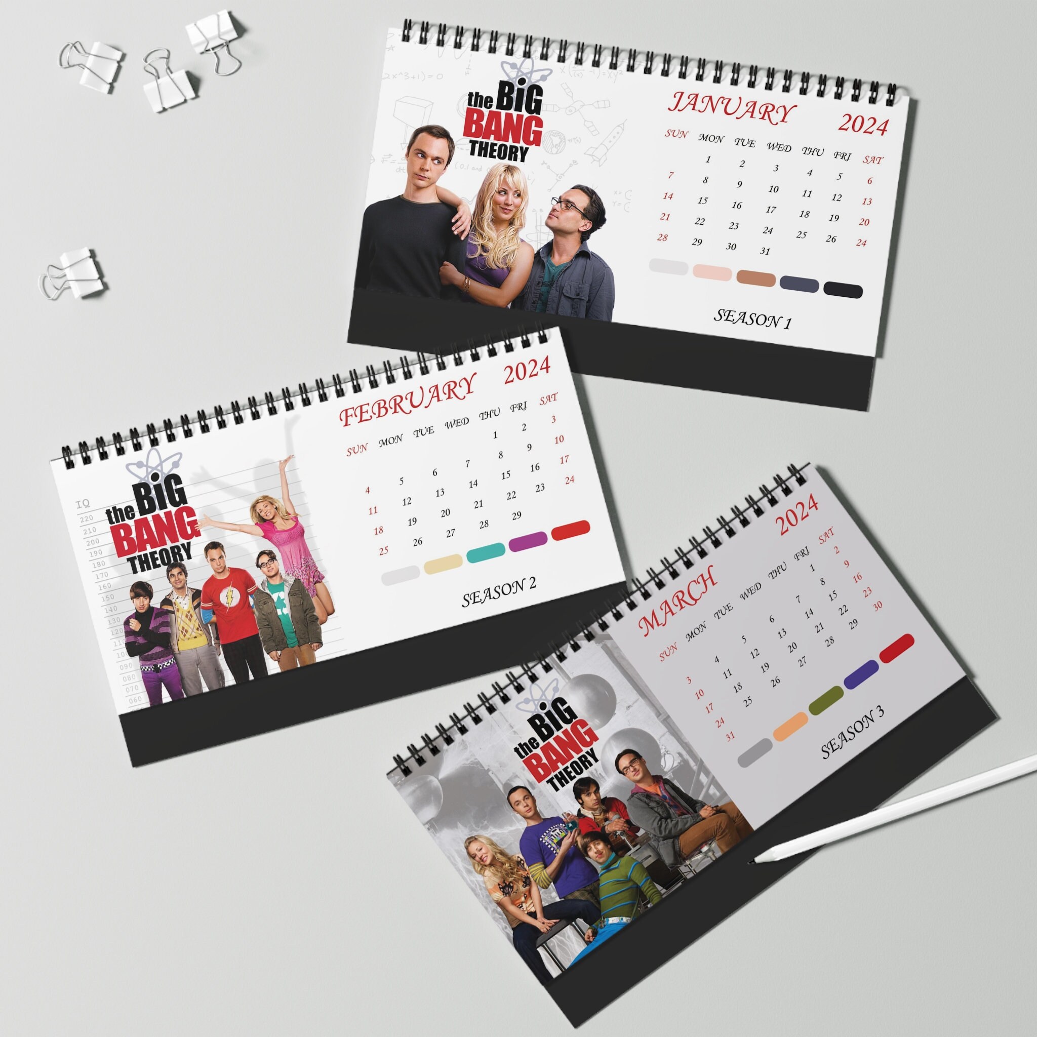 2024 The Big Bang Theory Desk Calendar 2024 Desk Calendar sold by