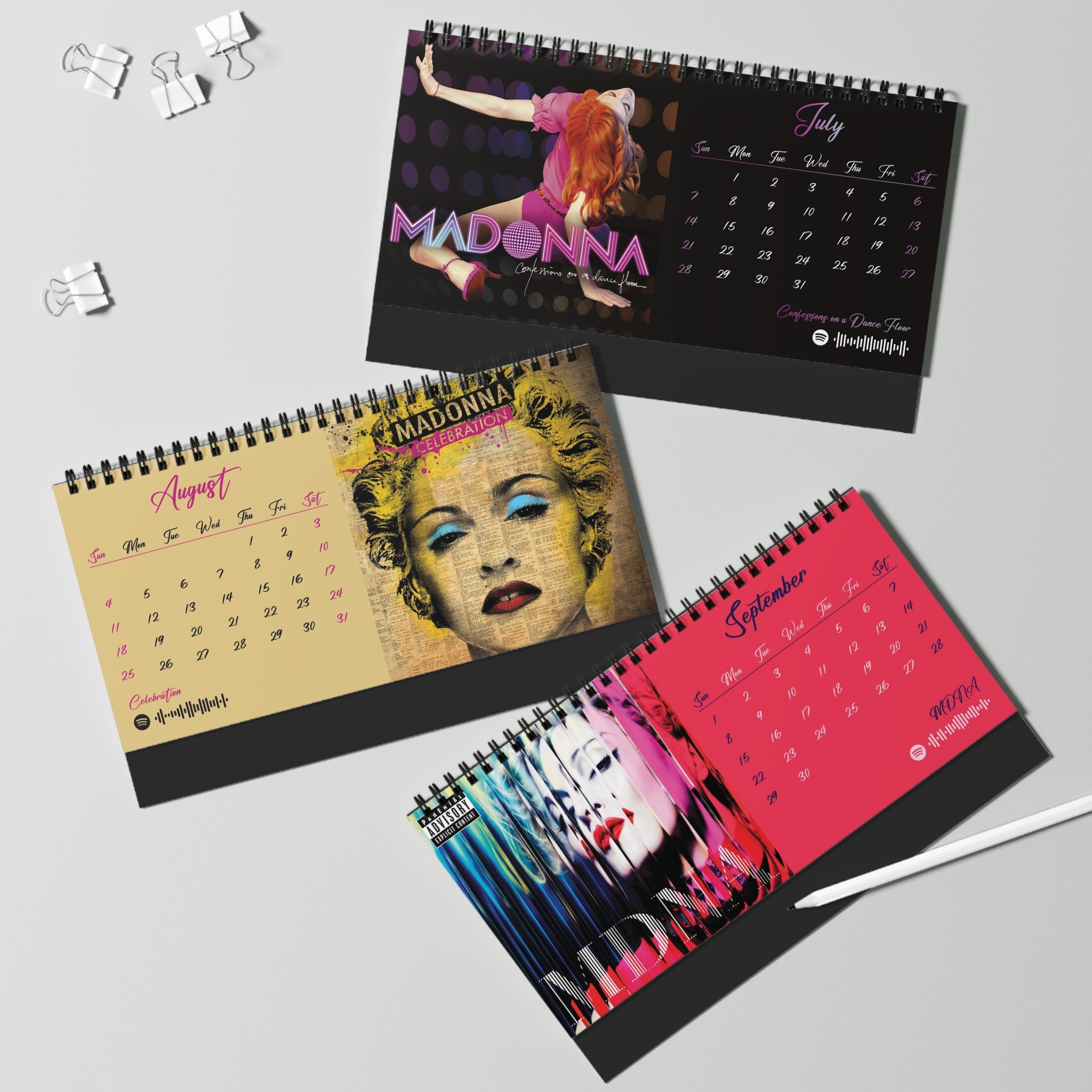 2025 Madonna Desk Calendar 2025 Desk Calendar Madonna 2025