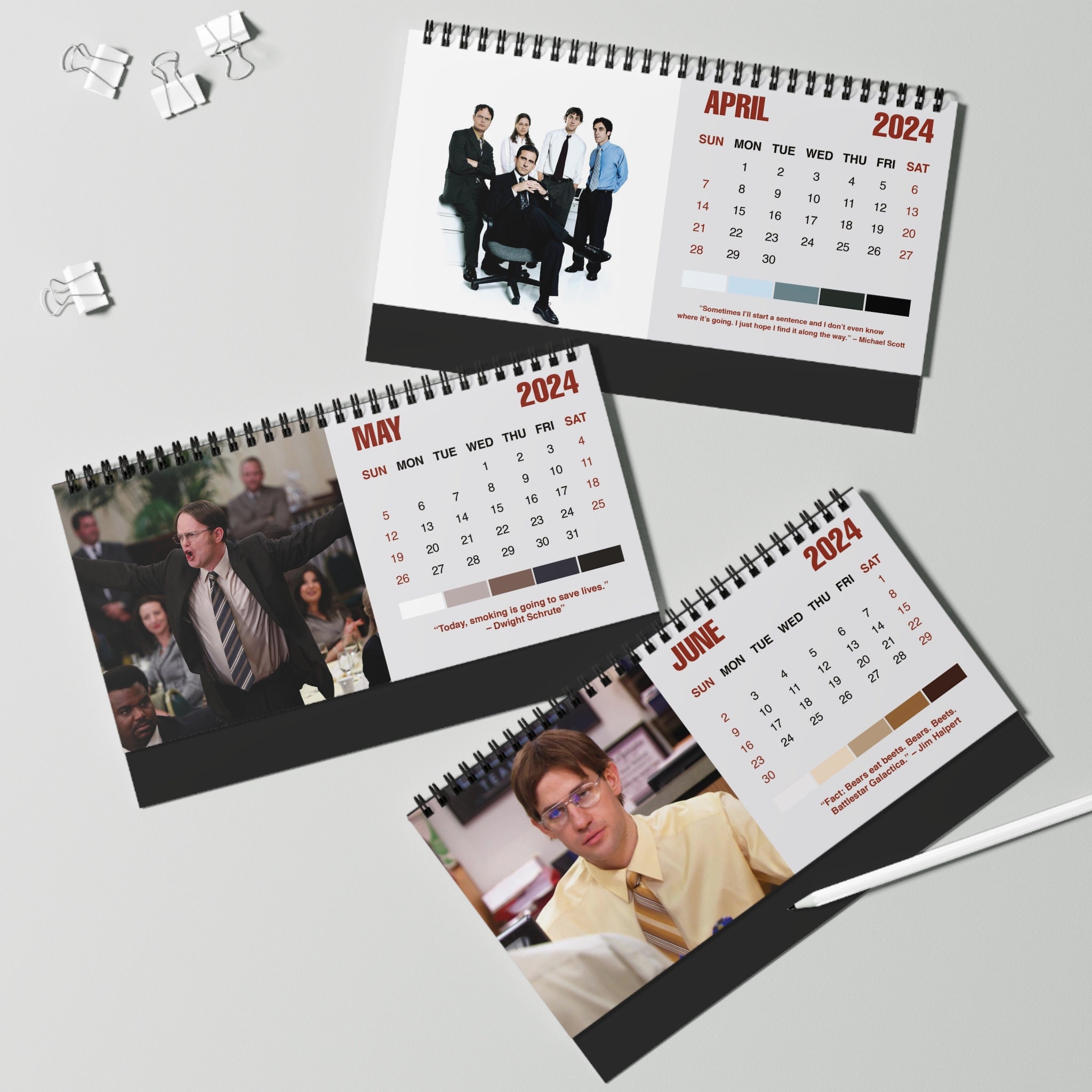 2024 The Office Desk Calendar 2024 Desk Calendar sold by Marybeth