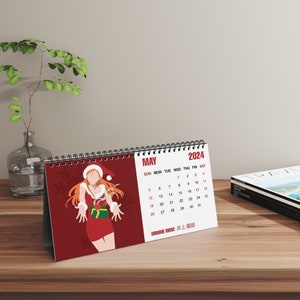 2024 Desk Calendar Lesbian Calendar Sexy Anime Poster 2024 -  Portugal