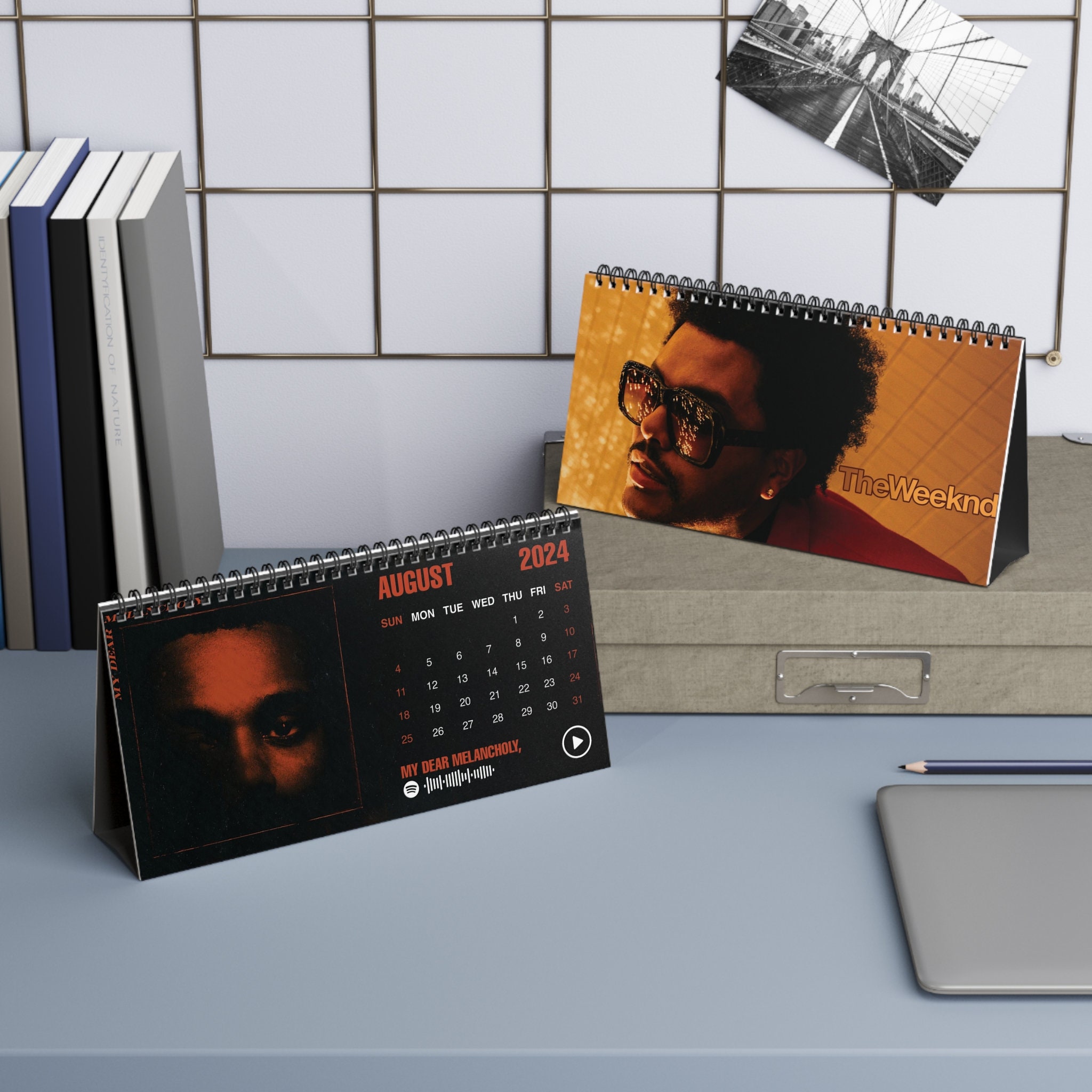 2024 Album Desk Calendar 2024 Desk Calendar sold by Henry c Senger