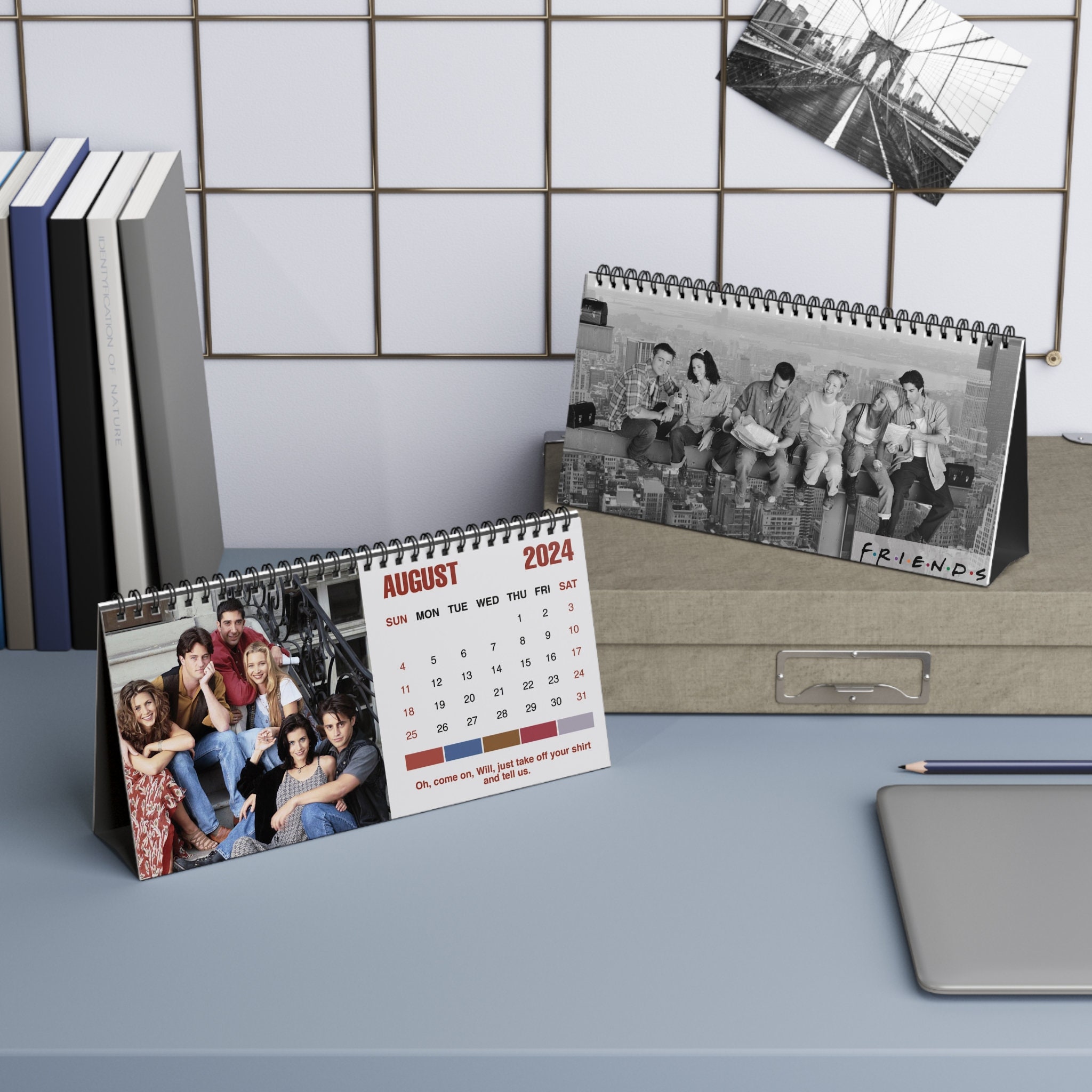 2024 Friends Desk Calendar 2024 Desk Calendar sold by Limpet SKU