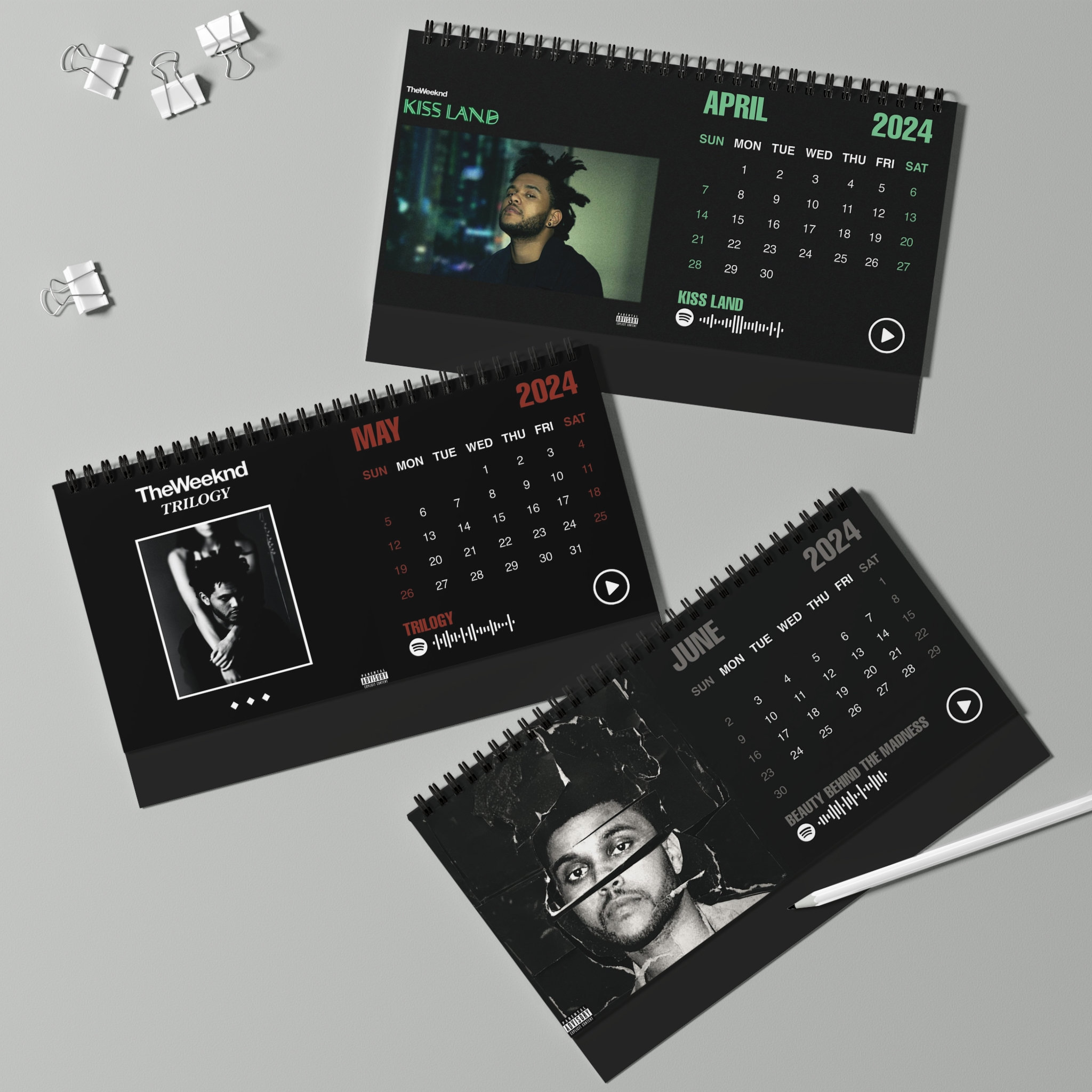 2025 Album Desk Calendar 2025 Desk Calendar sold by Henry c Senger