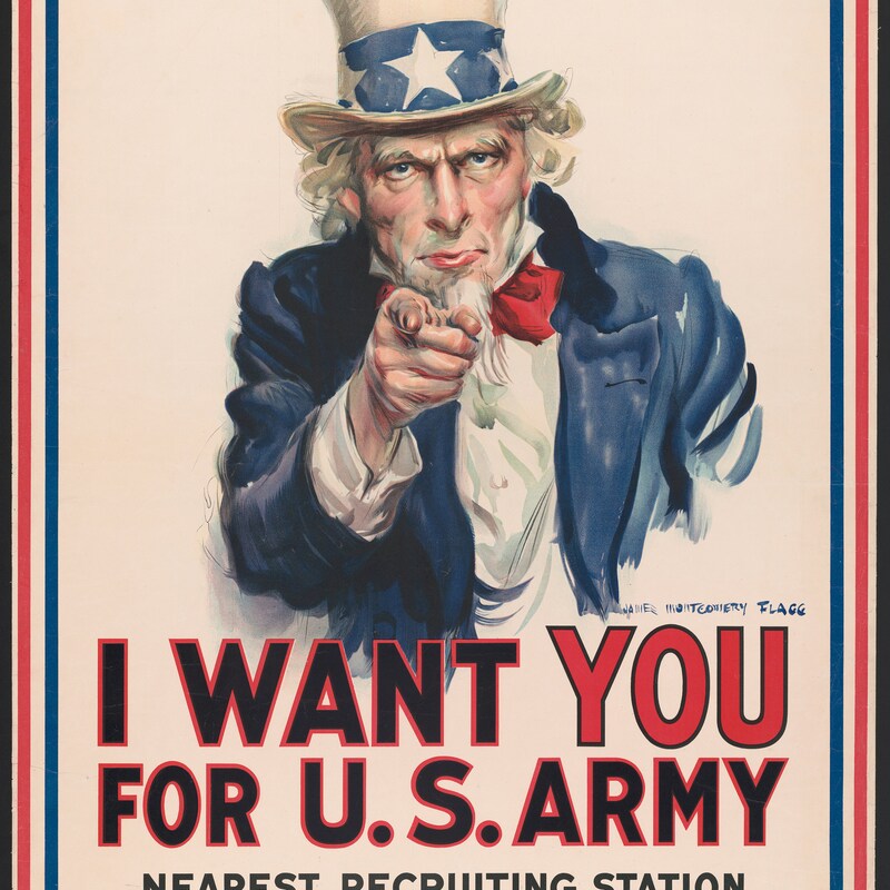 We Want You Poster - Etsy