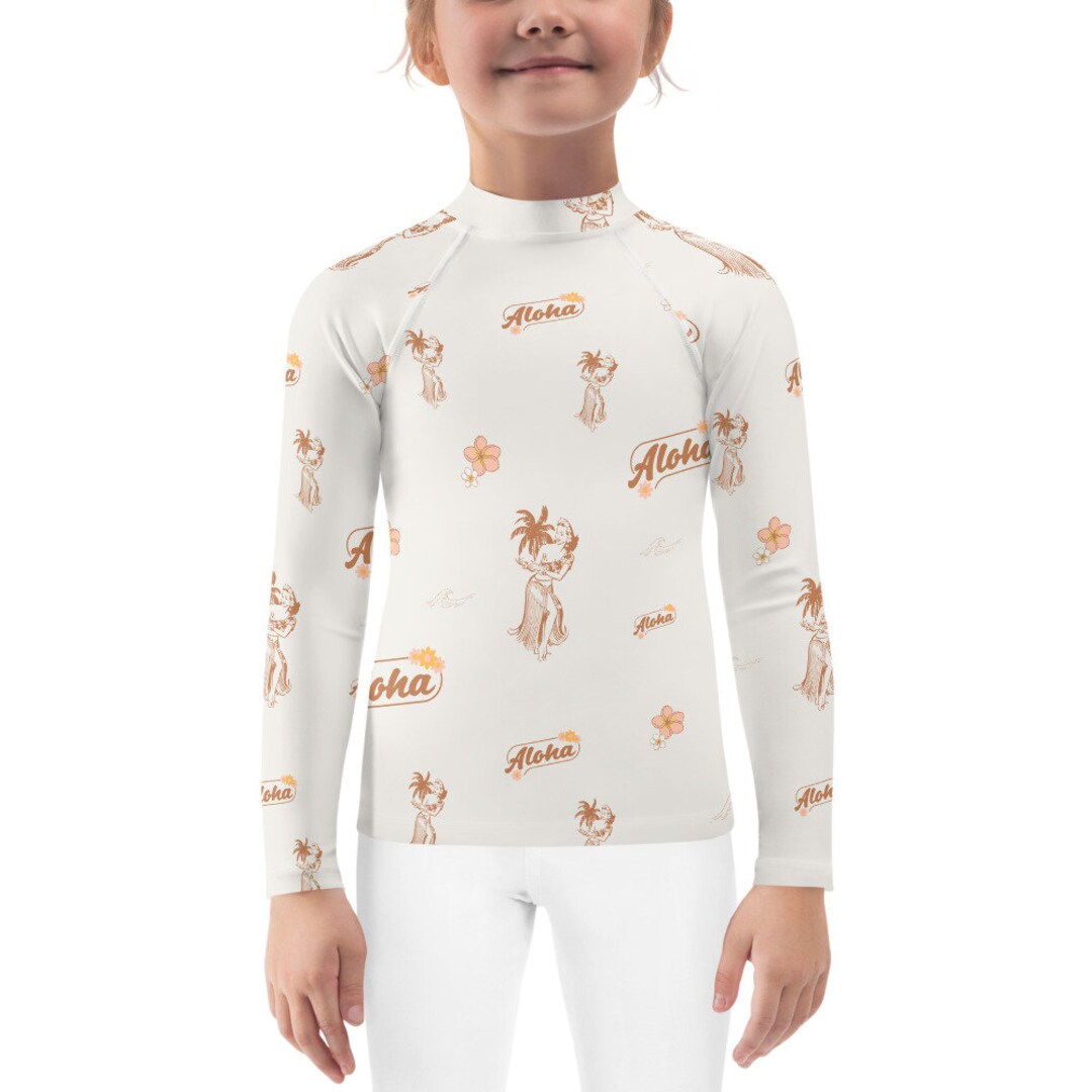 ALOHA Mommy & Me Kids Rash Guard - Etsy