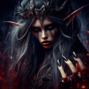A.I. Dark Elf Priestess