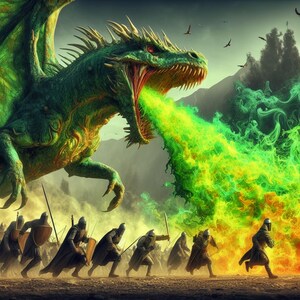 A.I. Green Dragon Attack
