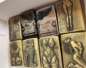 Box of Unique Stylish Brand New Lighters - Vintage Style- Luxury-Extraordinary - VIP- Best gift