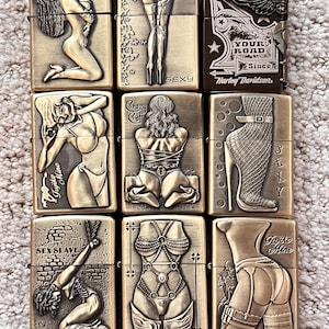 Vintage style Feuerzeug - BDSM - Brandneu - Nachfüllbar - Luxuriös - Stilvoll - Bestes Geschenk Bild 7