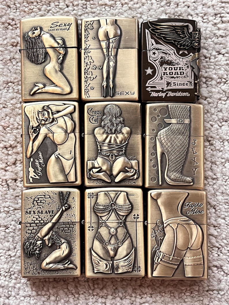 Vintage style Feuerzeug - BDSM - Brandneu - Nachfüllbar - Luxuriös - Stilvoll - Bestes Geschenk Bild 7