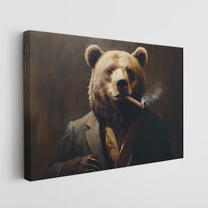 cigarette disposal tower Cigar Smoking Bears