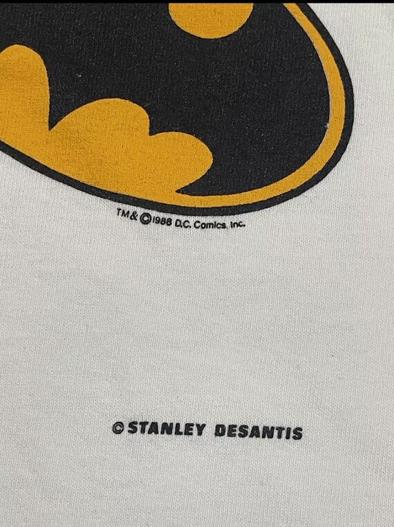 Size L Vintage 80’s DC Comics Batman Logo Stanley… - image 5