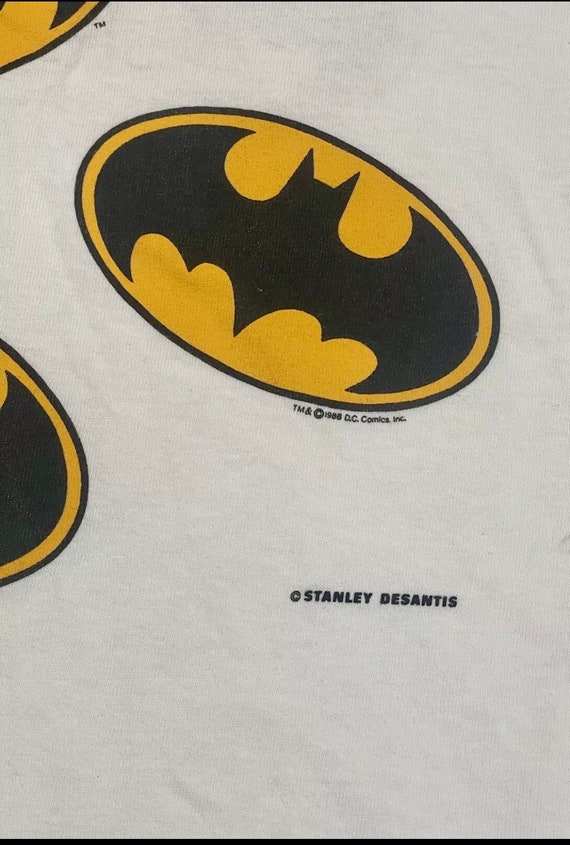 Size L Vintage 80’s DC Comics Batman Logo Stanley… - image 4